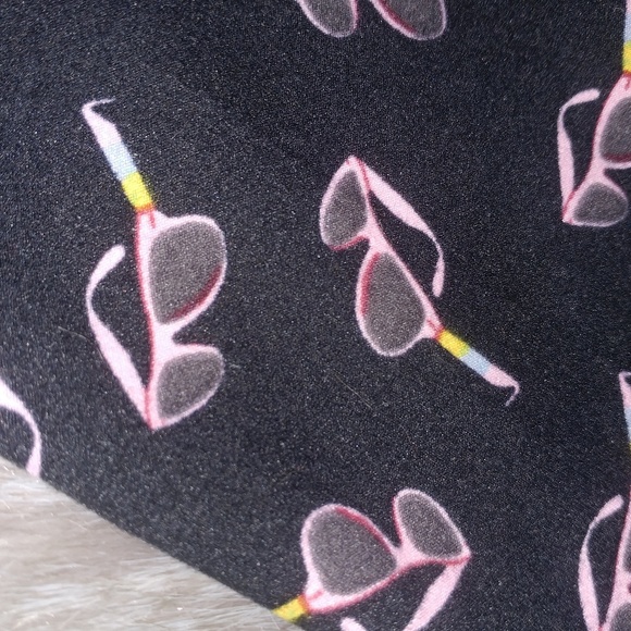 Lularoe | pattern stretch printed soft OS (2-10) sunglasses black fun funky y2k - Picture 5 of 7